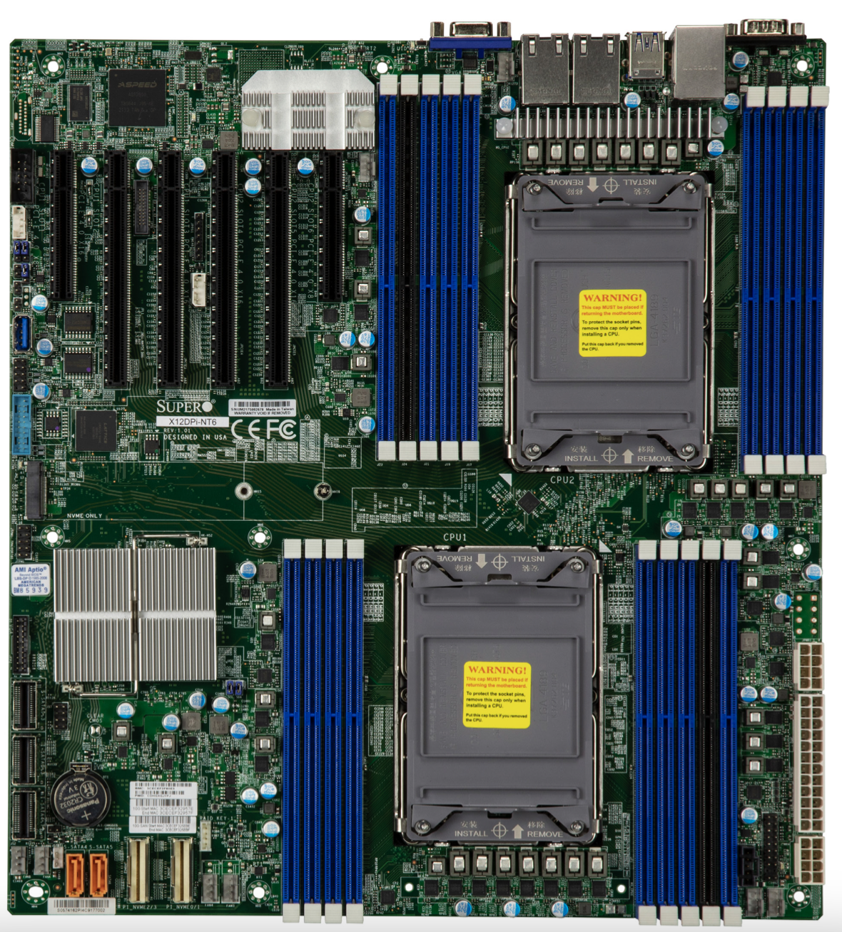 Материнская плата Supermicro X12DPi-NT6 (MBD-X12DPI-NT6-B)
