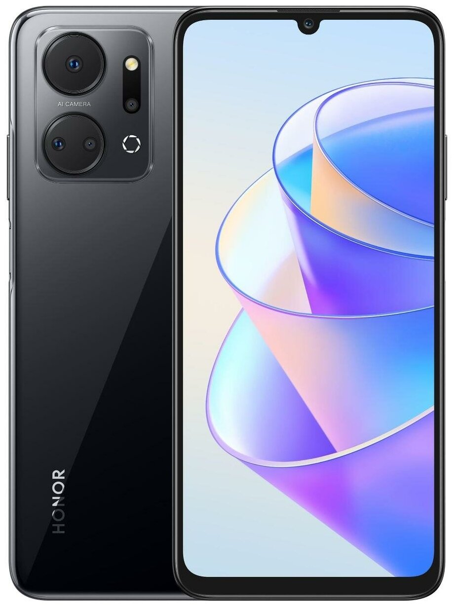 

Смартфон Honor X7A, 6.74" 720x1600 IPS, MediaTek Helio G37, 4Gb RAM, 128Gb, 3G/4G, Wi-Fi, BT, 4xCam, 2-Sim, 6000 мА⋅ч, USB Type-C, Android 12, черный (5109AMLQ), X7A
