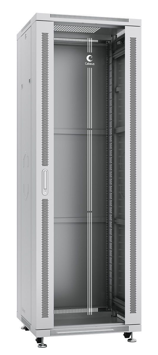 

Шкаф телекоммуникационный напольный 37U 600x600, стекло/металл, серый, Cabeus SH-05C-37U60/60 (SH-05C-37U60/60), SH-05C-37U60/60