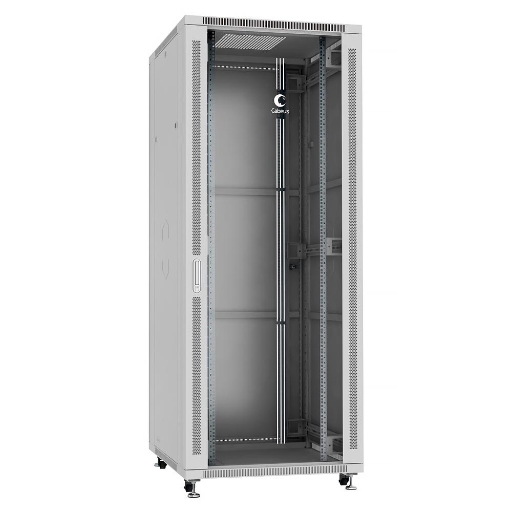 

Шкаф телекоммуникационный напольный 42U 800x800 мм, стекло/металл, серый, Cabeus SH-05C-42U80/80 (SH-05C-42U80/80), SH-05C-42U80/80