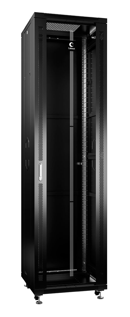 

Шкаф телекоммуникационный напольный 47U 600x600, стекло/металл, черный, Cabeus SH-05C-47U60/60-BK (SH-05C-47U60/60-BK), SH-05C-47U60/60-BK