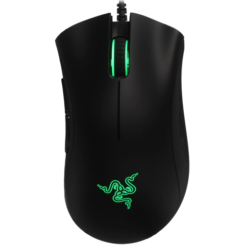 

Мышь проводная Razer DeathAdder Essential, 6400dpi, оптическая светодиодная, USB, черный (RZ01-03850100-R3U1), DeathAdder Essential