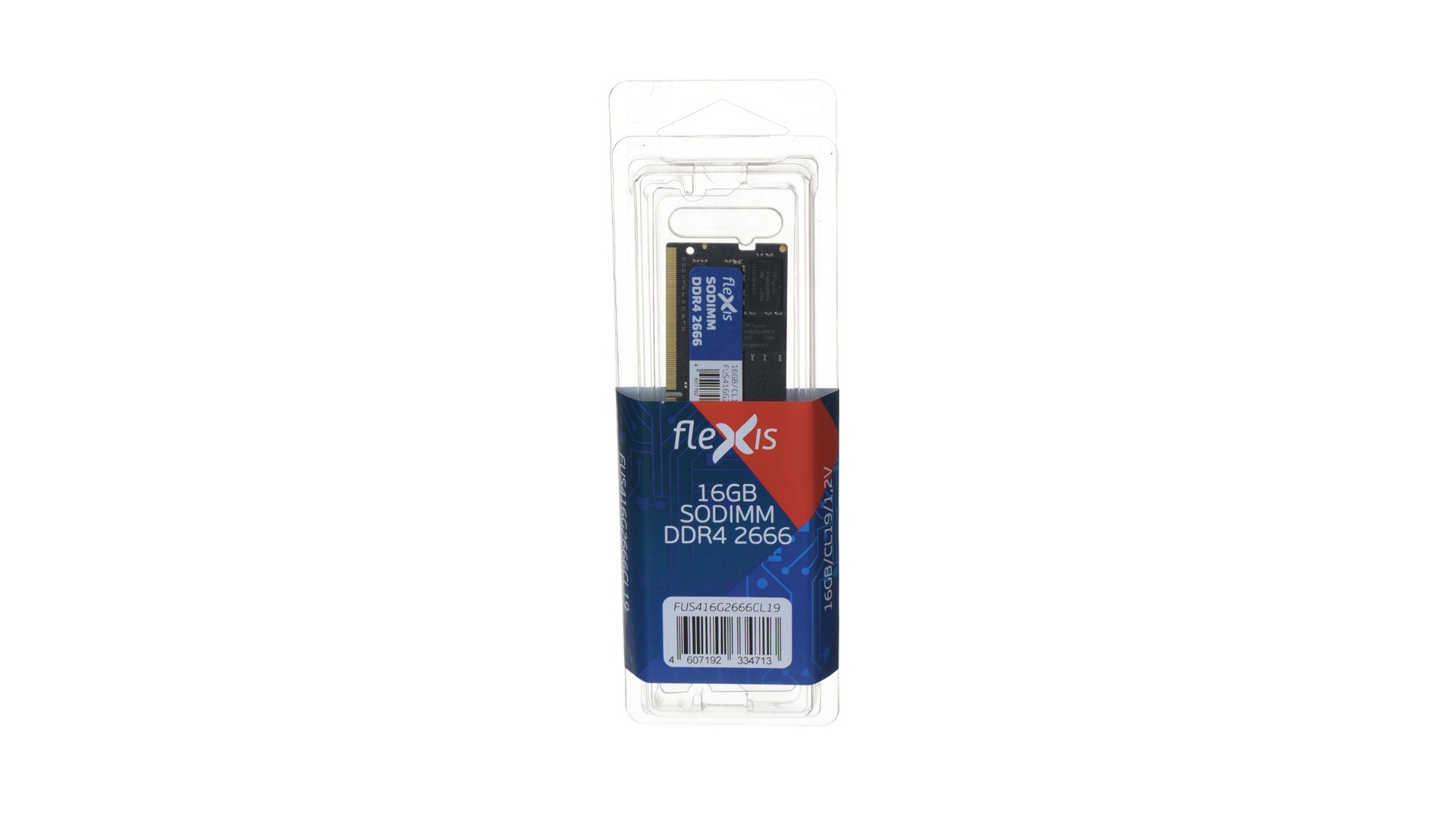 Память DDR4 SODIMM 16Gb, 2666MHz Flexis (FUS416G2666CL19)