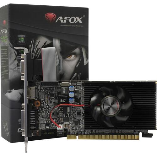 

Видеокарта AFOX NVIDIA GeForce GT 210 LP, 1Gb DDR3, 64 бит, PCI-E, VGA, DVI, HDMI, Retail (AF210-1024D3L5), LP