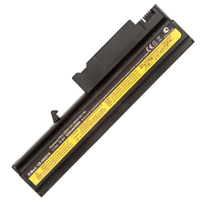 

Аккумуляторная батарея 92P1089 для Lenovo, 10.8 В, 5200mAh, черный (832537), 92P1089