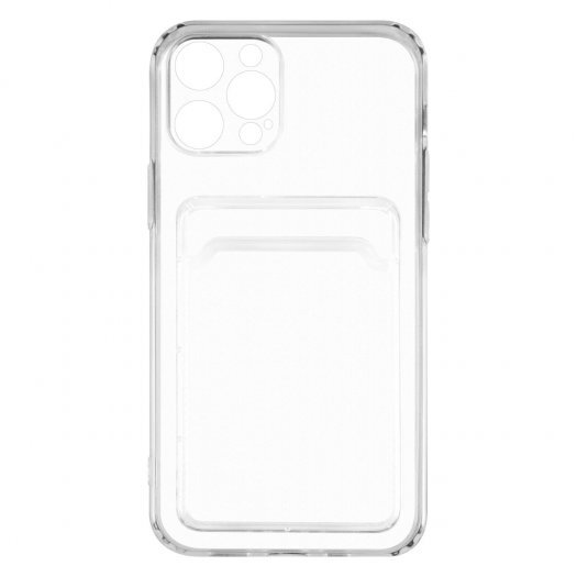 

Чехол-накладка Red Line IBox Crystal с кардхолдером для смартфона Apple iPhone 12 Pro, силикон, прозрачный (УТ000027250)