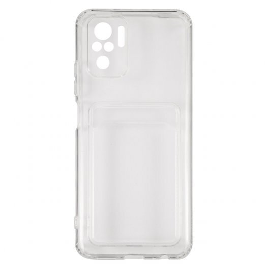 

Чехол-накладка Red Line IBox Crystal с кардхолдером для смартфона Xiaomi Redmi Note 10/10s, силикон, прозрачный (УТ000027277)