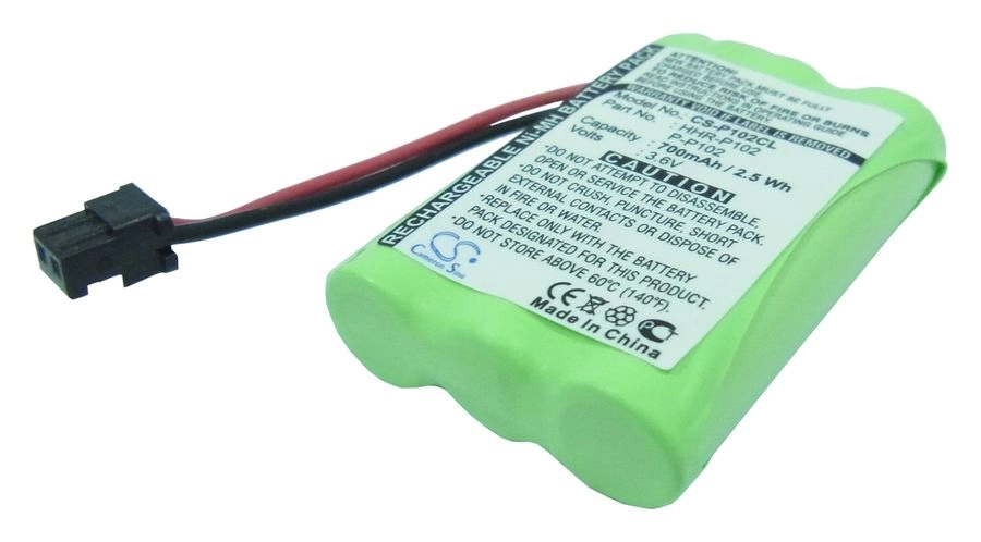 

Аккумулятор CameronSino HHR-P102 для Panasonic, 3.6V, 700 мА·ч (CS-P102CL)