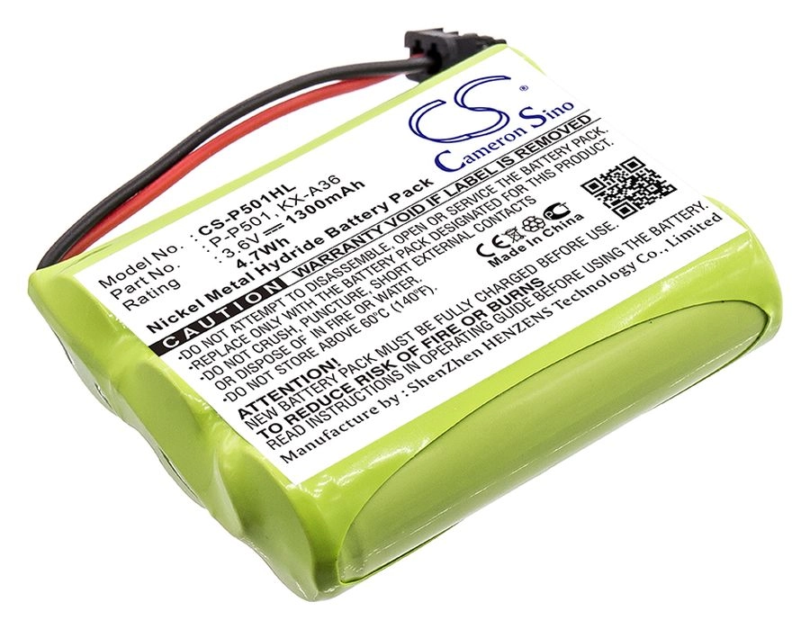 

Аккумулятор CameronSino P-P501/KX-A36 для Panasonic, 3.6V, 1.3 А·ч (CS-P501HL)
