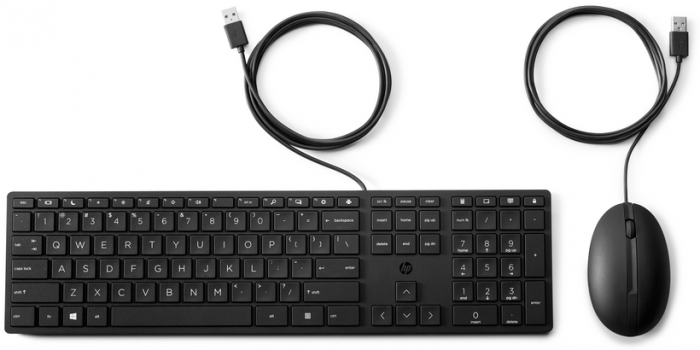 

Клавиатура + мышь HP 320MK , USB, черный (9SR36AA), 320MK