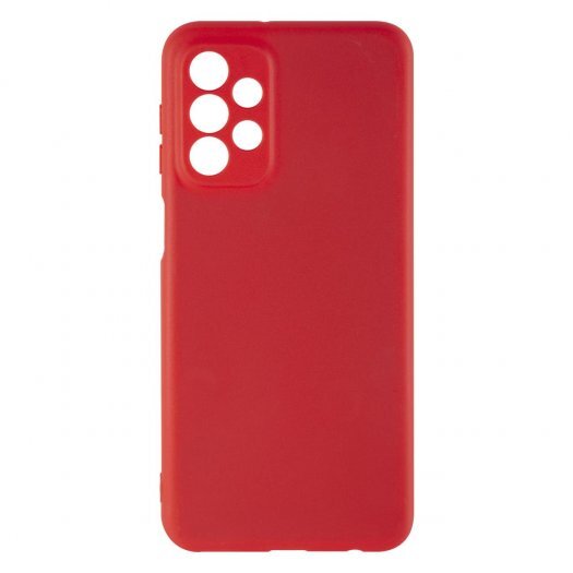 Чехол-накладка Red Line IBox Case с защитой камеры и подложкой для смартфона Samsung Galaxy A23, силикон, красный (УТ000030305) - фото 1