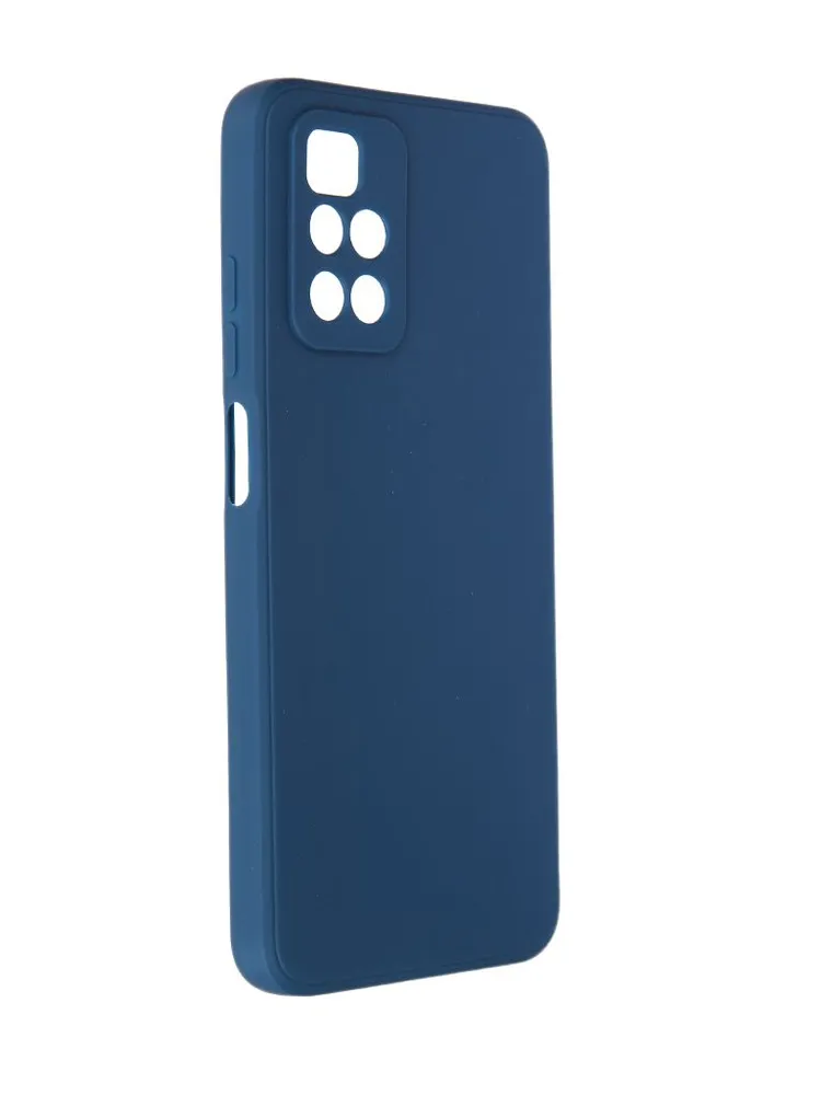 

Чехол-накладка Red Line IBox Case с защитой камеры и подложкой для смартфона Xiaomi Redmi 10/ Redmi 10 2022, силикон, синий (УТ000030335)