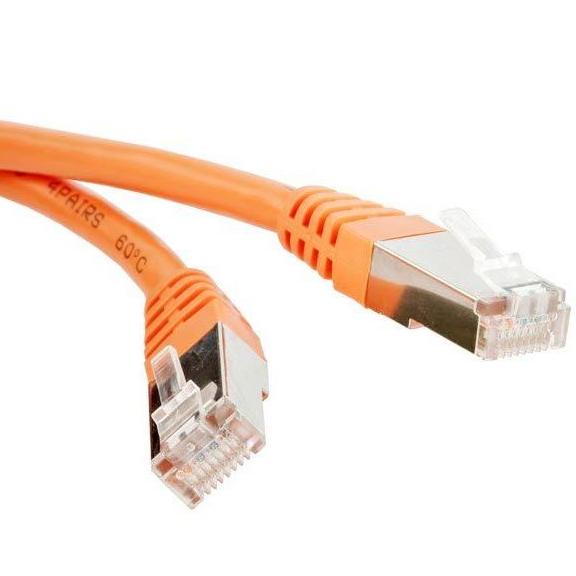 

Патч-корд FTP кат.5e, 0.5м, RJ45-RJ45, оранжевый, Cablexpert (PP22-0.5M/PP22-0.5M/O), PP22-0.5M