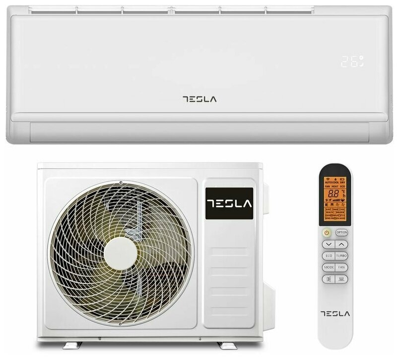 

Настенная сплит-система до 25м², 9000 BTU/ч, охлаждение / обогрев, осушение, белый, Tesla TT26EXC1-0932IA/C (TT26EXC1-0932IA/C), TT26EXC1-0932IA/C