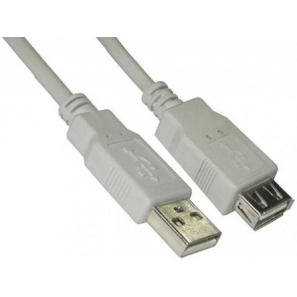 

Кабель-удлинитель USB(Am)-USB(Af), 3 м, белый, 5bites (UC5011-030C)