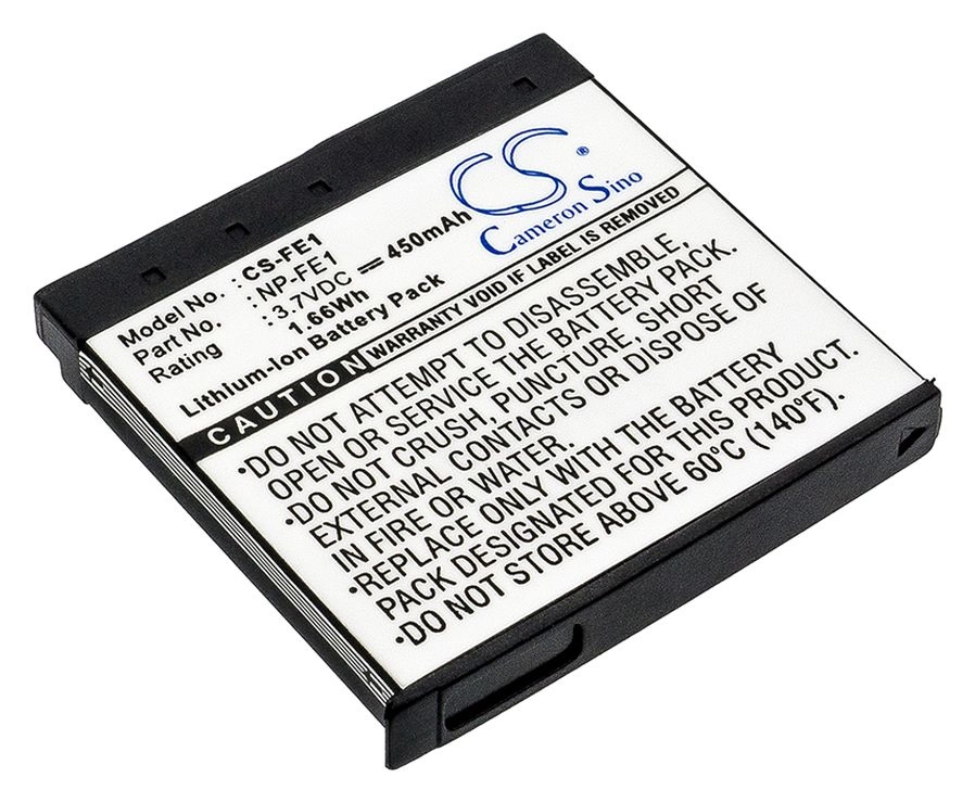 

Аккумулятор CameronSino CS-FE1/NP-FE1, 450 мА·ч, 3.7 В для Sony Cyber-shot DSC-T7, CS-FE1