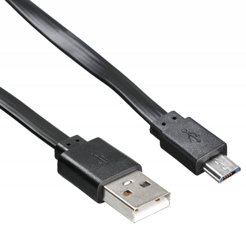 

Кабель Buro Micro USB-USB, 1м, черный (BHP MICROUSB 1M FLAT)