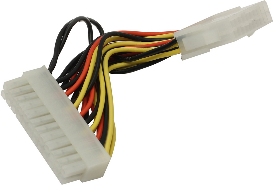 

Переходник питания (адаптер) ATX 20-pin(M)-ATX 24-pin(F), для материнских плат, 10 см, черный (34523), 0