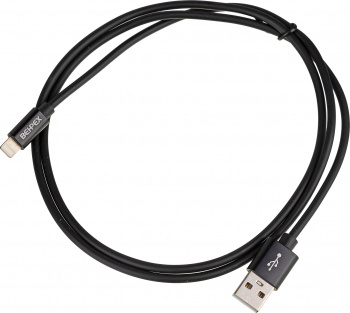 

Кабель Lightning 8-pin-USB, 2.4A 1 м, черный Behpex (1491099)