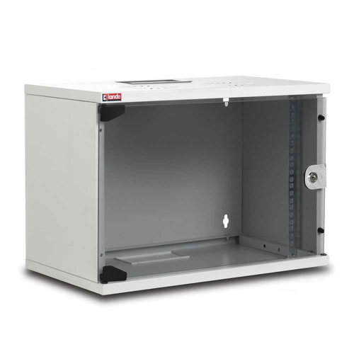 

Шкаф телекоммуникационный настенный 7U 540x300 мм, стекло/металл, светло-серый, разборный, Lande NetBox Soho LN-SH07U5430-LG-F0-1 (LN-SH07U5430-LG-F0-1), LN-SH07U5430-LG-F0-1
