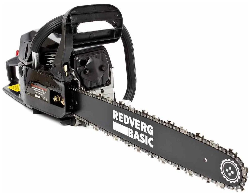 

Бензопила RedVerg Basic GC-58C, 2.6 кВт, 3.5 л.с., бензиновая, шина 50 см, шаг 0.325 дюйма, емкость топливного бака 550 мл, 6 кг (GC-58C), GC-58C
