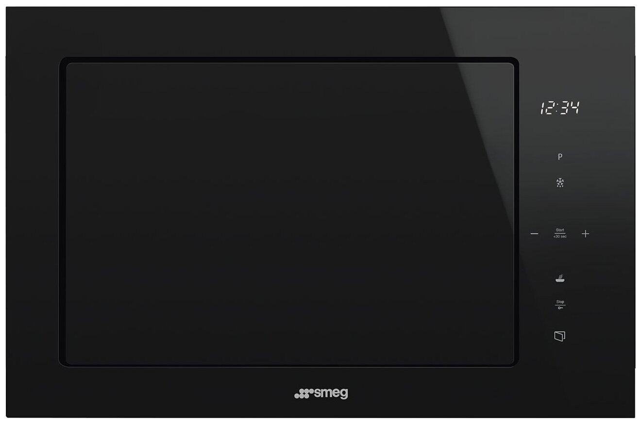 

Микроволновая печь встраиваемая SMEG FMI625CN 25 л, 900 Вт, гриль, черный (FMI625CN), FMI625CN