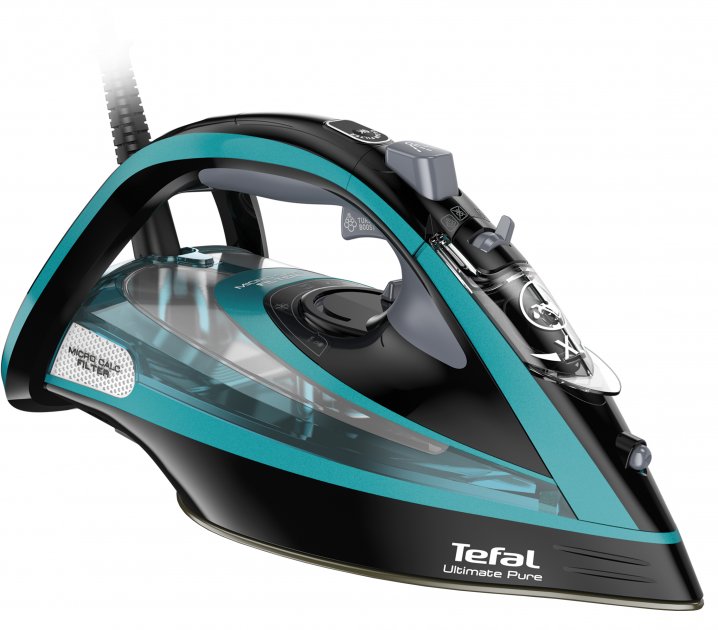 

Утюг Tefal FV9844E0 3 кВт, 2.5 м, черный/зеленый (FV9844E0), FV9844E0