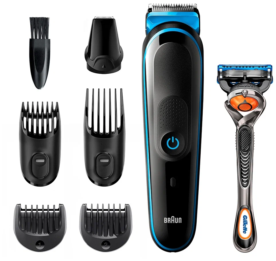 

Триммер Braun Series 5 MGK5255, насадок 5, синий/черный (3206001), MGK5255