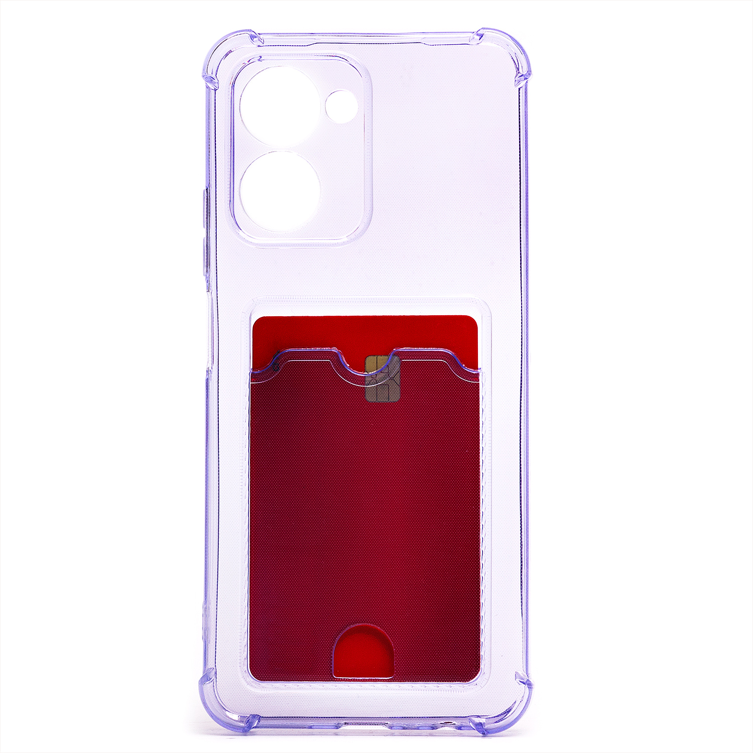 

Чехол-накладка SC276 с картхолдером для смартфона Oppo Realme C33, фиолетовый (216672)