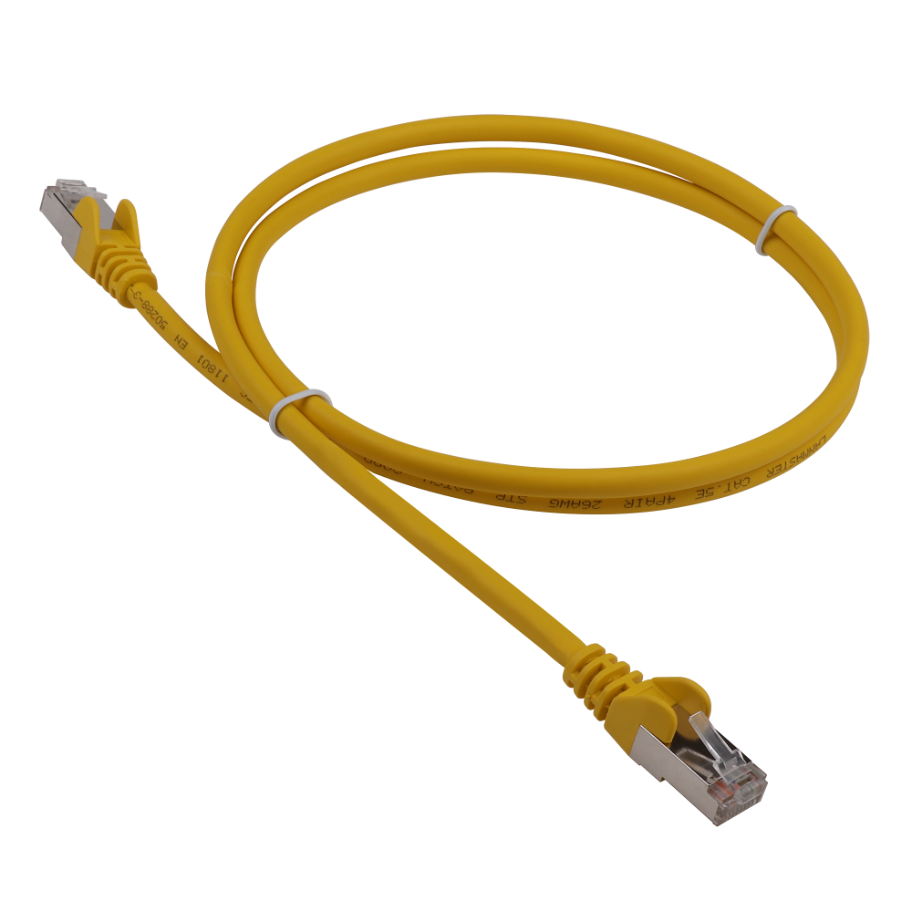 

Патч-корд FTP кат.5e, 2м, RJ45-RJ45, желтый, LSZH, Lanmaster (LAN-PC45/S5E-2.0-YL), LAN-PC45/S5E-2.0-YL