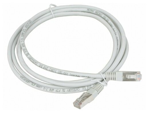 Патч-корд FTP кат.5e, 2м, RJ45-RJ45, серый, Neomax (NM23001-020)