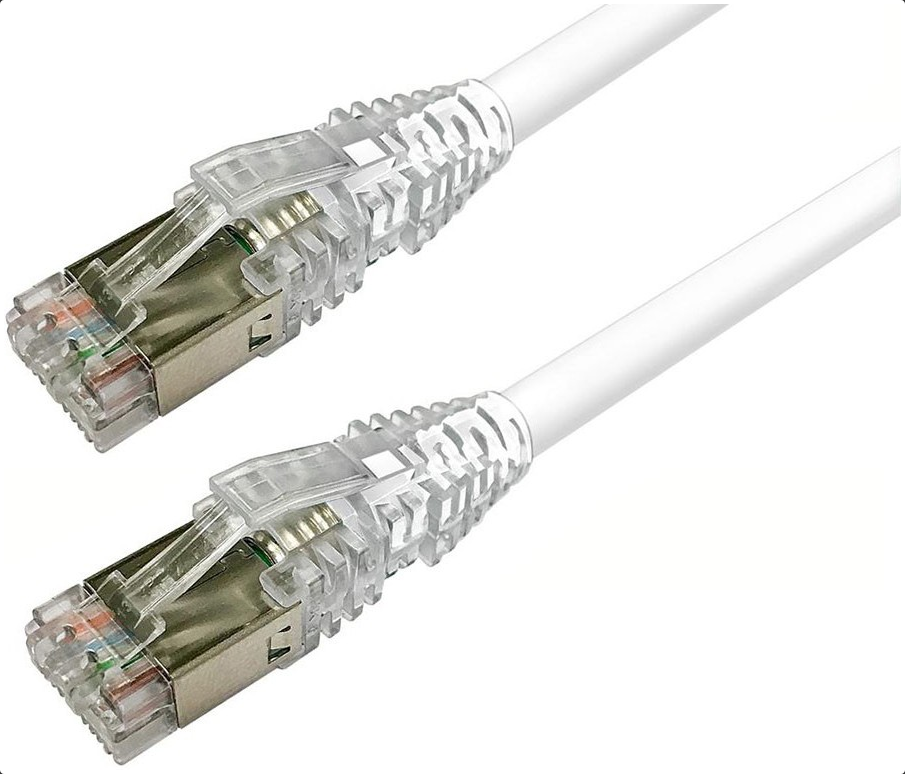 

Патч-корд FTP кат.5e, 3м, RJ45-RJ45, белый, LSZH, AMP (1644077-3), 1644077-3
