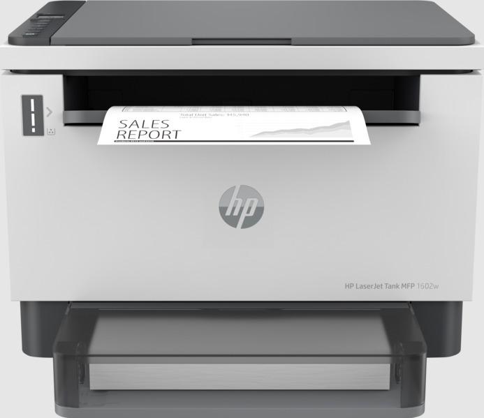 

МФУ лазерный HP LaserJet Tank MFP 1602w, A4, ч/б, 22 стр/мин (A4 ч/б), 600x600 dpi, Wi-Fi, USB, белый (2R3E8A), MFP 1602w