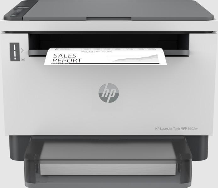 МФУ лазерный HP LaserJet Tank MFP 1602w, A4, ч/б, 22стр/мин (A4 ч/б), 22стр/мин (A4 цв.), 600x600 dpi, Wi-Fi, USB, белый (2R3E8A)