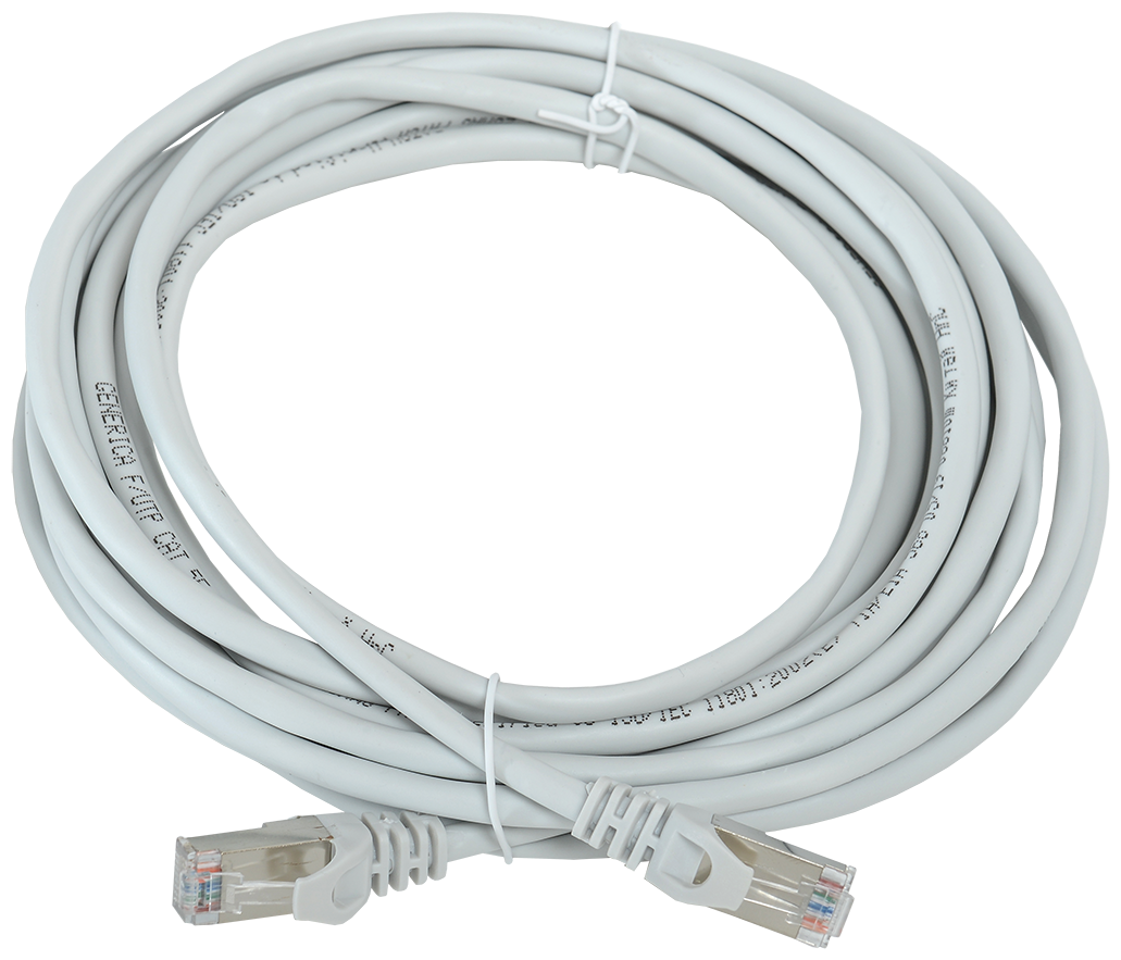 Патч-корд FTP кат.5e, 5м, RJ45-RJ45, серый, ITK (PC01-C5EF-5M-G)