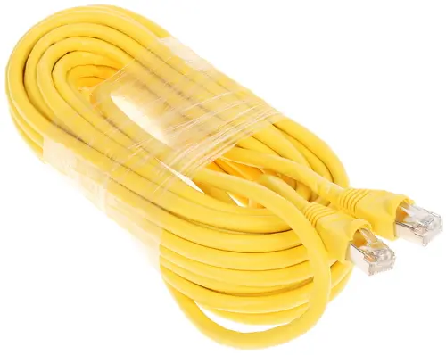 

Патч-корд FTP кат.6 10м, RJ45-RJ45, желтый, Cablexpert (PP6-10M/Y-O), PP6-10M/Y-O