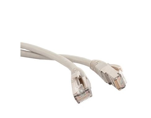 Патч-корд FTP кат.6 1м, RJ45-RJ45, серый, Netko (NFTPBC.6-1m-2)