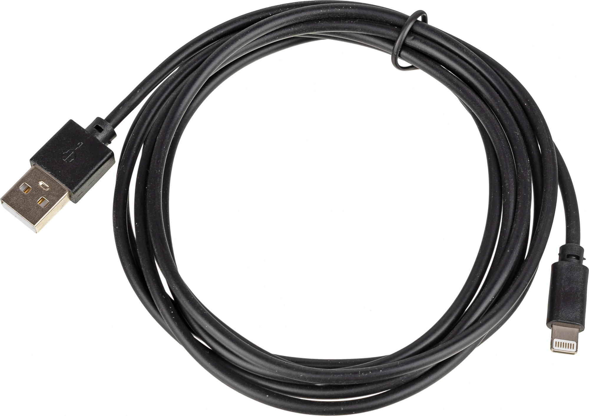 

Кабель Lightning 8-pin-USB, 2.4A 2 м, черный Behpex (1491136)