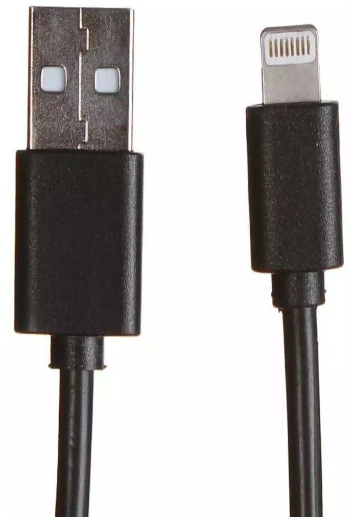 

Кабель Lightning 8-pin-USB, 2A, 1м, черный Red Line (УТ000028601)