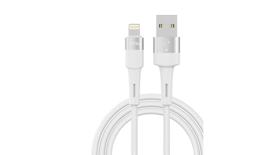 

Кабель Lightning 8-pin-USB, 2A быстрая зарядка, 1.2м, белый TFN (TFN-C-ENV-AL1MWH)