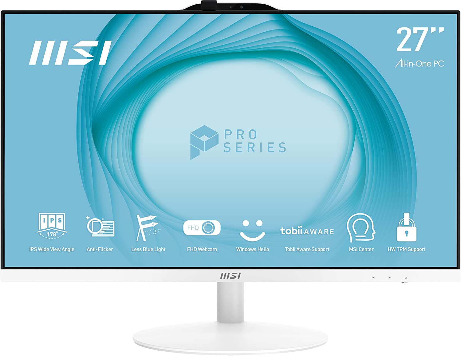 

Моноблок MSI Pro AP272 12M-094XRU 27" 1920x1080, Intel Core i3-12100 3.3 ГГц, 8Gb RAM, 512Gb SSD, WiFi, BT, Cam, без ОС, белый, клавиатура, мышь (9S6-AF8312-261), 12M-094XRU