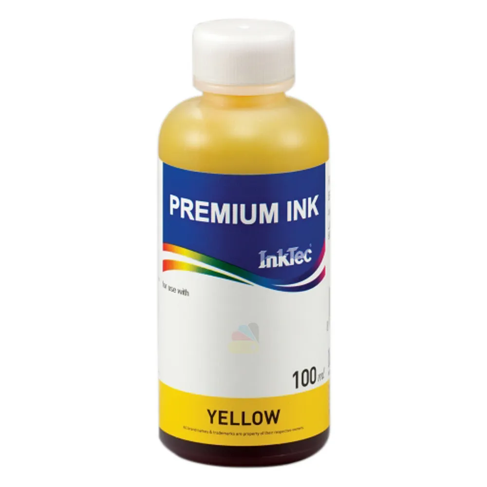 

Чернила InkTec E0010, 100 мл, желтый, совместимые для Epson R200/R270, неоригинальная фасовка, E0010