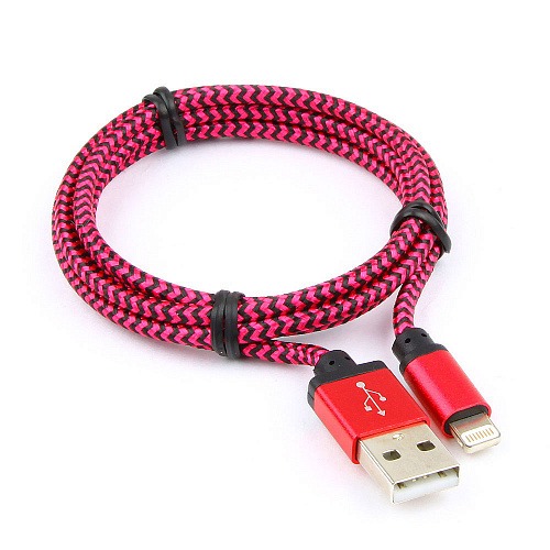 Кабель USB-Lightning 8-pin, 1 м, фиолетовый Cablexpert