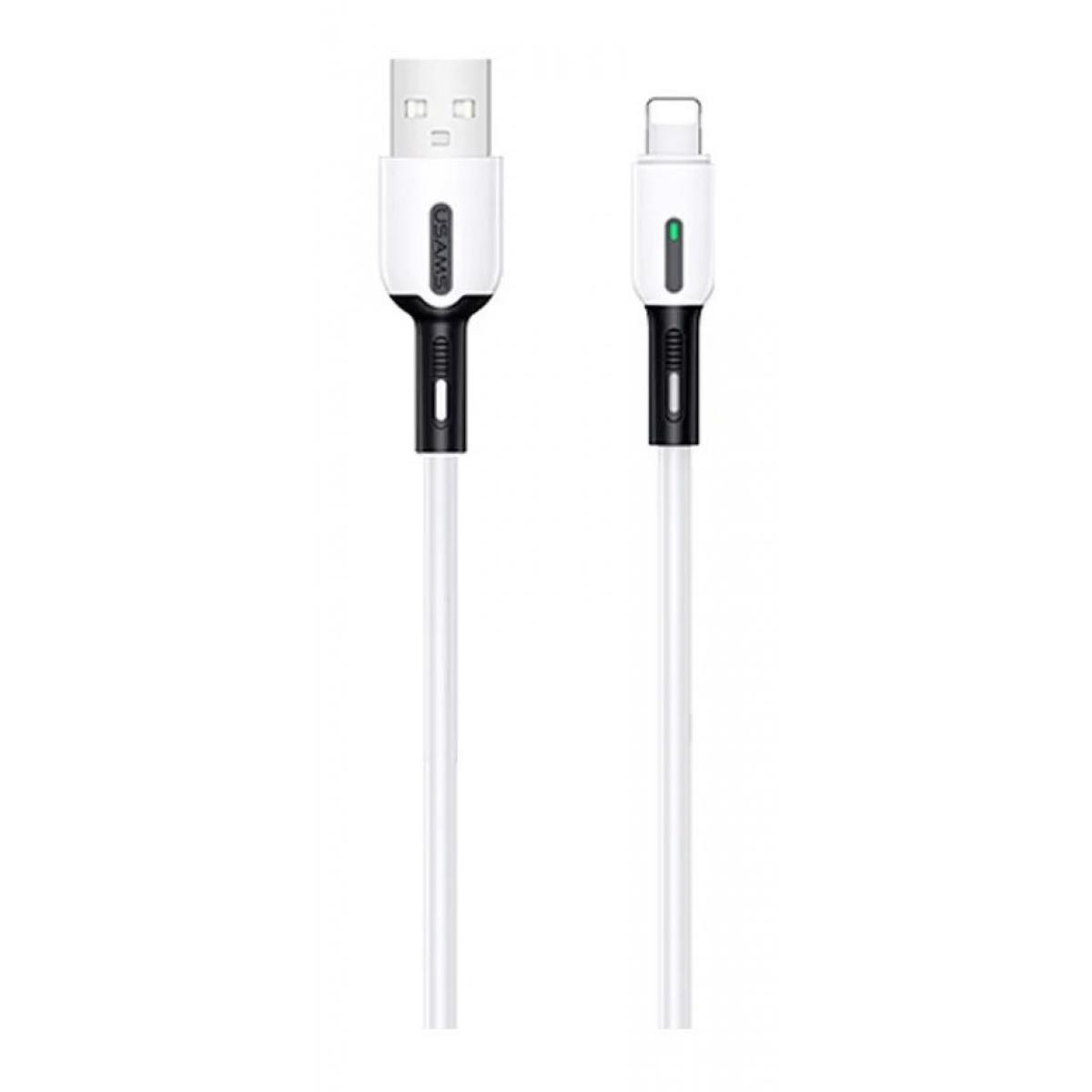 

Кабель USB-Lightning 8-pin, 2A, 1м, белый USAMS SJ431 (SJ431USB01), SJ431