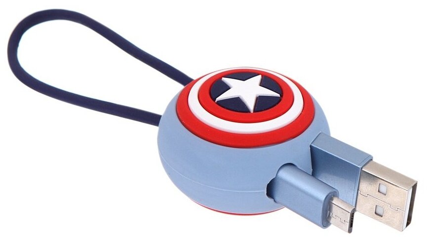 Кабель USB-Lightning 8-pin, 20 см, синий Red Line