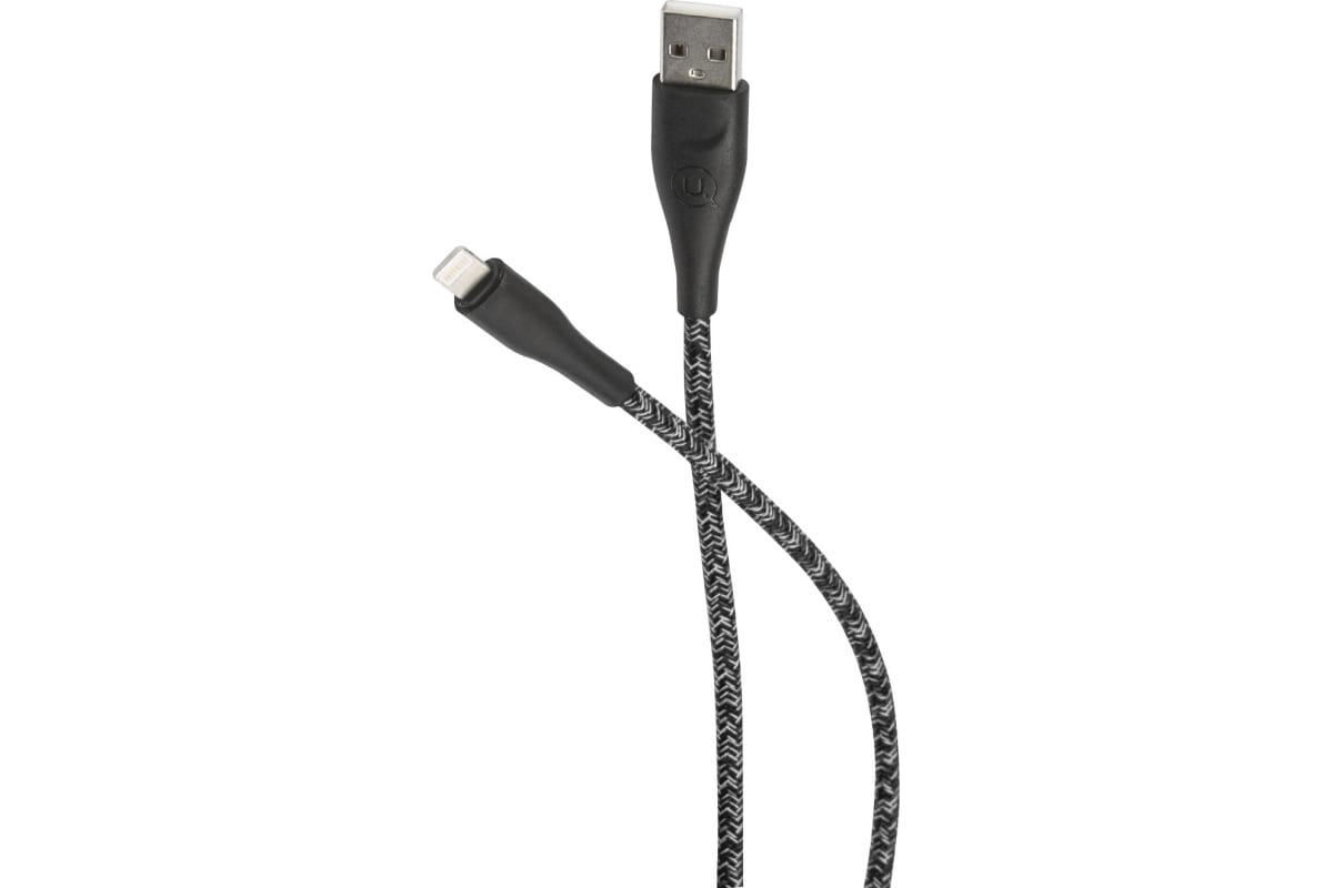

Кабель USB-Lightning 8-pin, 3м, черный USAMS SJ397 (SJ397USB01), SJ397