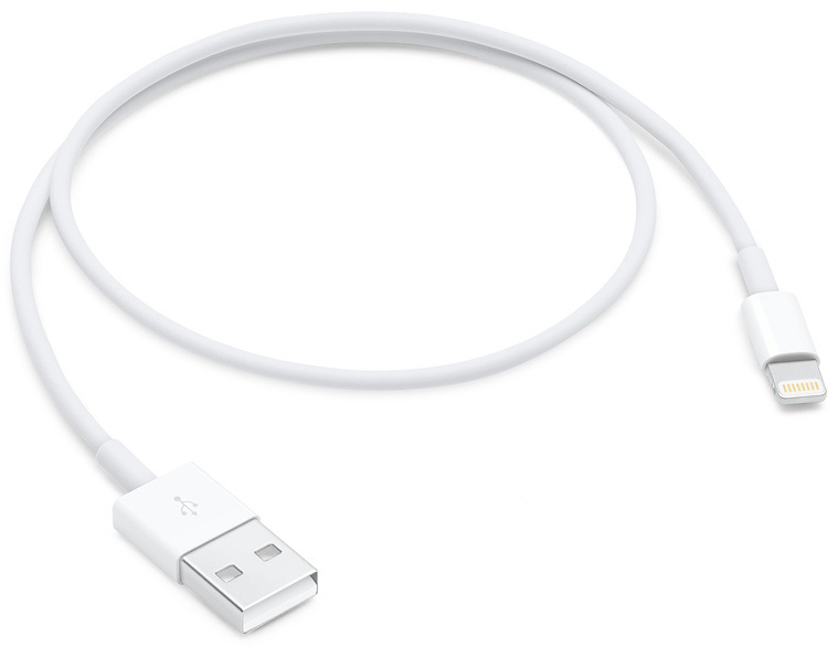 

Кабель USB-Lightning 8-pin, быстрая зарядка 50 см, белый Apple ME291ZMA (APL-ME291ZMA), ME291ZMA