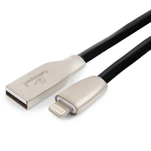 

Кабель USB2.0(Am)-Lightning, Cablexpert , 3m, черный, серия Gold, блистер (CC-G-APUSB01Bk-3M)
