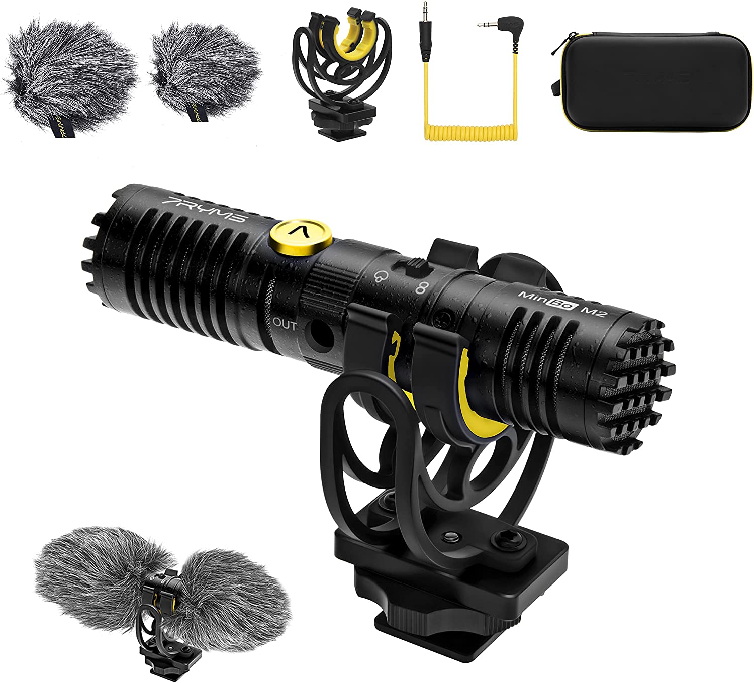 

Микрофон 7RYMS MinBo M2, конденсаторный, черный (MinBo M2), MinBo M2