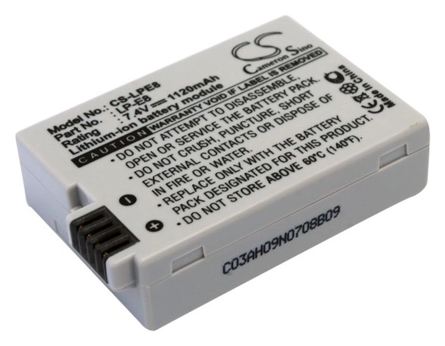 Аккумулятор CameronSino CS-LPE8, 1.12 А·ч, 7.2V